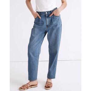 Madewell Women's Baggy Tapered Jeans High Rise Cotton Retro 80s 90s Casual 26